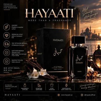 HAYAATI erkaklar atiri 100ml 1