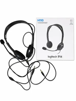 Mikrofonli Logitech H110 simli garniturasi 1