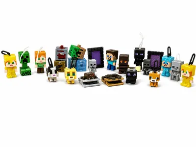 Minecraft uslubidagi figuralar to‘plami