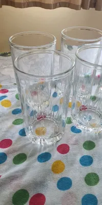 Стаканы круглые стекло 1