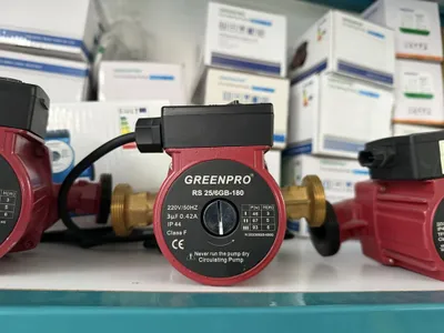 Рециркуляционный насос для отопления, бойлера Greenoro RS25/6GB, латунный 1