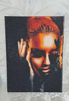 Картина готовая из алмазной мозайки 30*40