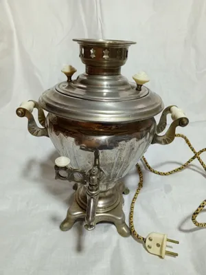 Самовар рабочий, тульский, 2 литра, с родным прово 1