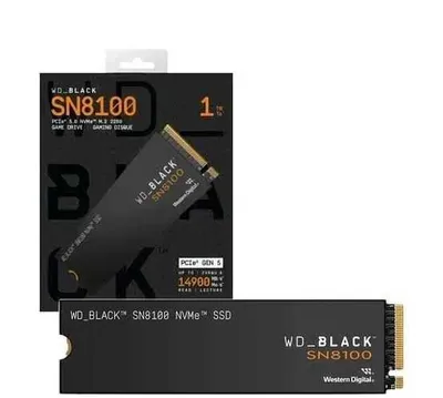 1Tb WD Black SN8100 PCI5 Nvme SSD xotira qurilmasi