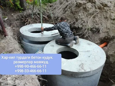 Бетонные кольца для колодцев 1