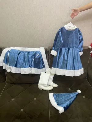 Новогодний костюм Снегурочки ( 4-6 лет)
