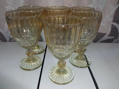 Фужеры стеклянные