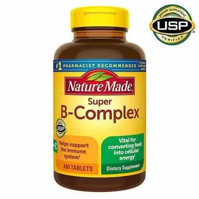 Б комплекс Super B Energy Complex Nature Made 460 таб из Америки