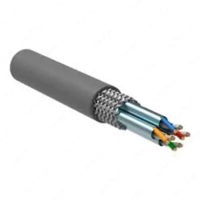 ITK S/FTP o‘ralgan juft kabel, 6A toifa, 23AWG LSZH, kulrang, 305 m
