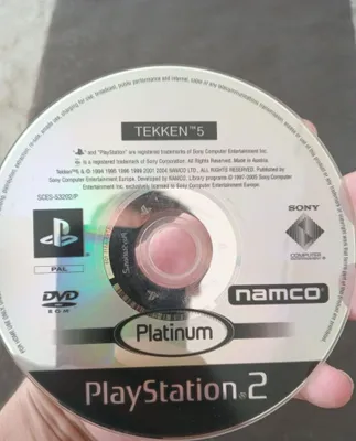Оригинальный диск Tekken 5 для PlayStation 2