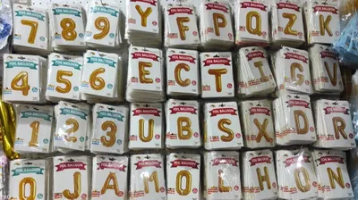 Буквенные шары, шар буква/цифра, доставка есть 1
