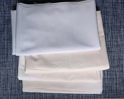 Mato bo‘laklari, material — paxta, oq rangda 1