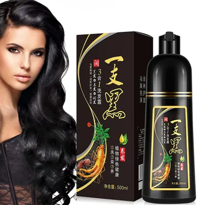 Black hair shampoo - sochni oqartiruvchi shampun 1