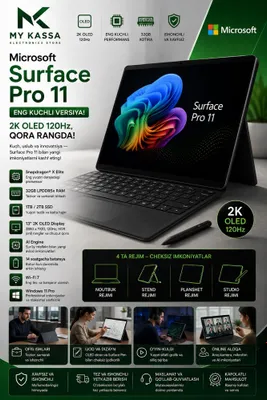 Surface Pro 11 OLED 120Hz / Snapdragon X Elite / 16GB / 512GB / Black