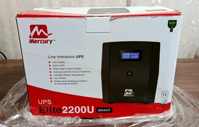 Yangi 1320 Vt quvvatli UPS Mercury Elite 2200U Smart 1
