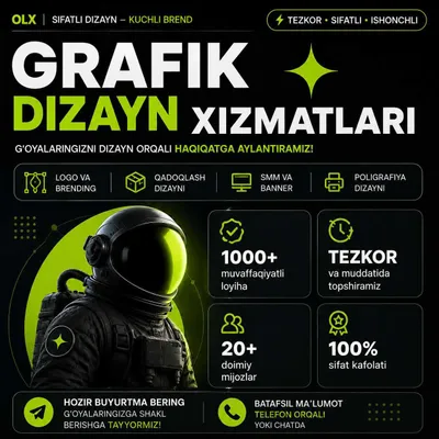 Услуги графического дизайнера | Grafik dizayner xizmati | Логотип N1