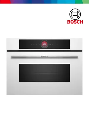 8-seriya 60 x 45 cm mikroto‘lqinli ixcham o‘rnatiladigan duxovka shkafi Bosch CMG7241W1