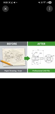 Перевод чертежей из PDF и фото в AutoCAD DWG 1