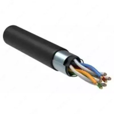 GENERICA F/UTP o‘ralgan juft kabel, 5E toifasi, OUTDOOR, qora