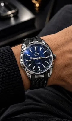 Omega Seamaster — Blue Dial Watch 1