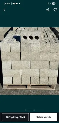 Цех по производству шлакоблоков. Дёшево и удобно. Размер 15×30. Доставка 1