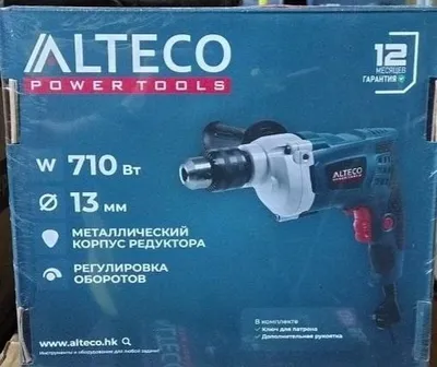 Дрель Alteco, качество 100%