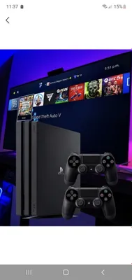 PS4 Slim + 2 контроллера, 1 ТБ 1