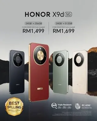 Телефон Honor X9D 8/256, чёрный 1