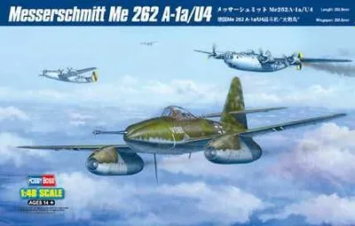 Messerschmitt Me.262 A-1a samolyotining yig‘ma modeli (1/48, HobbyBoss) 1