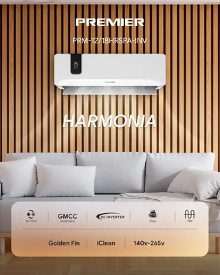Konditsioner Premier Harmonia 12 Inverter (PRM-12HRSPA-INV/WS)