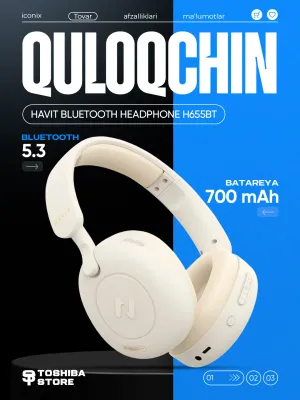 HAVIT Bluetooth H655BT quloqchinlari