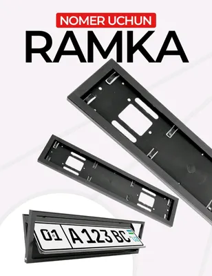 Avtomobillar nomerlari uchun ramka