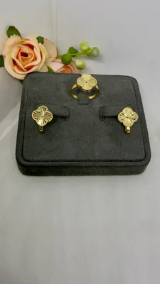 Комплект Van Cleef, проба 585, размер 17,5