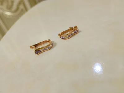Золотые серьги 1