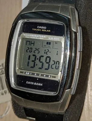часы casio data bank db-e30d-1avdf 1