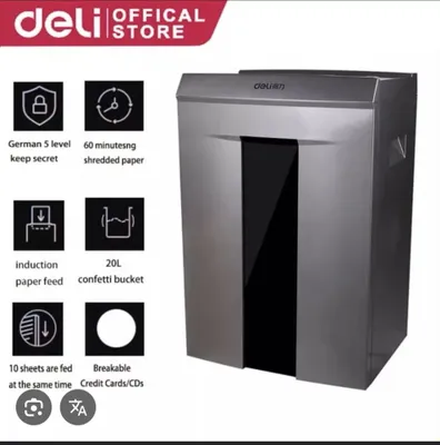 Уничтожитель бумаги 9905 deli ( shredder ) orginal 1