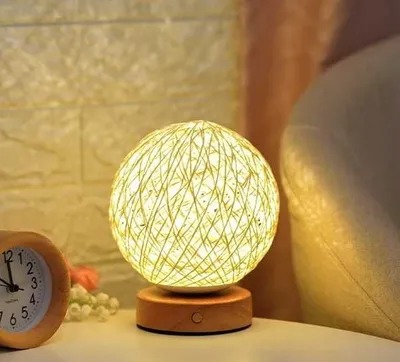 Sharsimon tungi chiroq, sensorli, akkumulyatorli, USB, iliq yorug‘lik 1