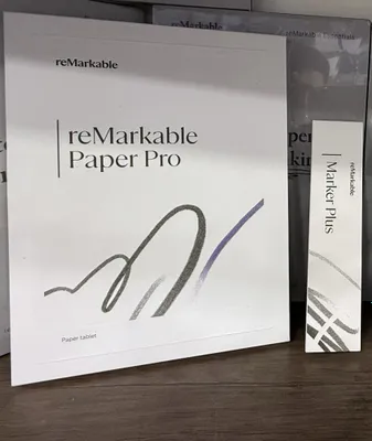 reMarkable Paper Pro + Marker Plus + Book Folio Leather, tabiiy charm