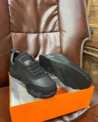 Кросовки Hermes кожанные 1