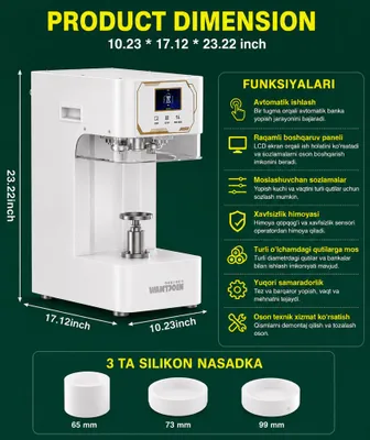 WantJoin avtomatik banka/quti yopish (can sealer) mashinasi 1