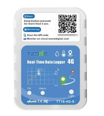 GPS va 4G/5G bilan onlayn termogigrometr 1