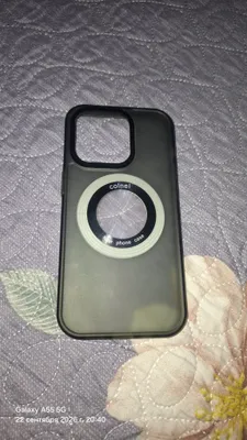 Чехол для Iphone 14 Pro, черный прозрачный 1