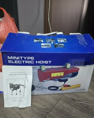электрическая таль тельфер MIROLIS 500 кг, 1350 Вт, 220В 1
