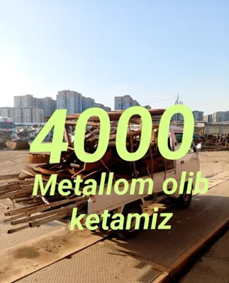 Metallom olamiz 24/7 Metallom olib ketamiz
