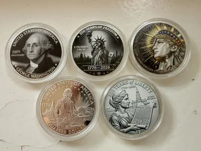 Американские монеты юбилейные 1