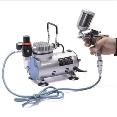 Aerograf bo‘yoq purkagich mini kompressor purkagich 1