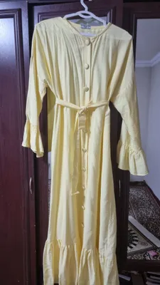 Sariq yoz mavsumi uchun ko'ylak 1
