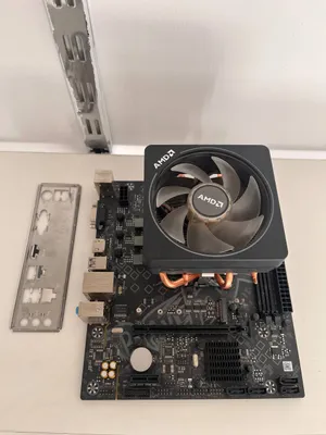 Комплект B450 с Ryzen 5 5600 и кулером