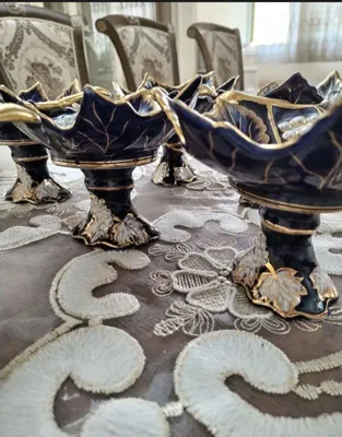 Uzumli chinni idishlar, Farfor, конфетница meva 1
