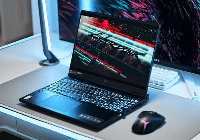 Predator Helios 16, мышь ATK A9 Plus, наушники Razer